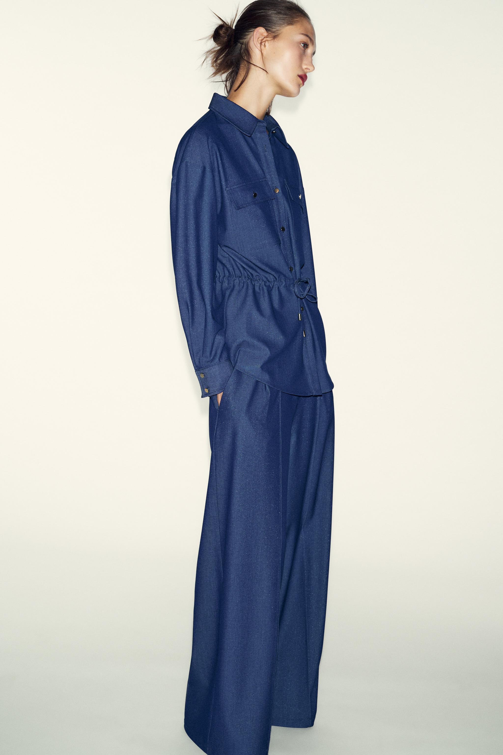 DRAWSTRING SAFARI SHIRT